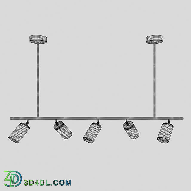 Chandelier Kaiko 07615 5 19 OM Pendant light 3D Models