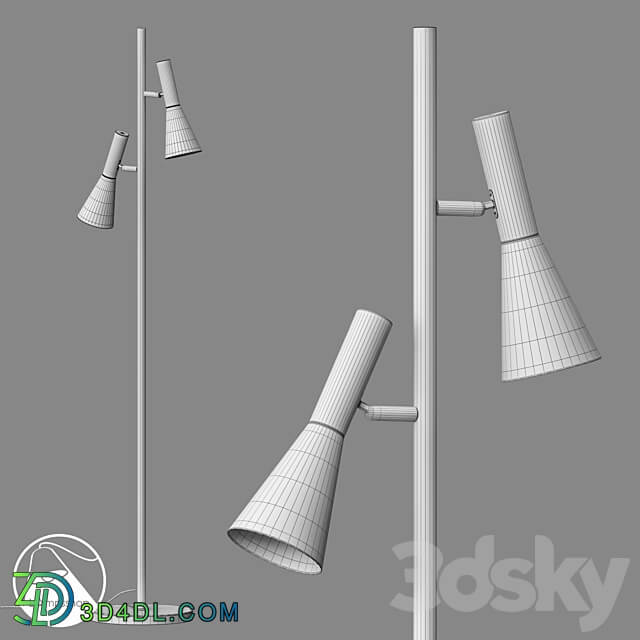 LampsShop.com T6128 Floor Lamp Route 3D Models