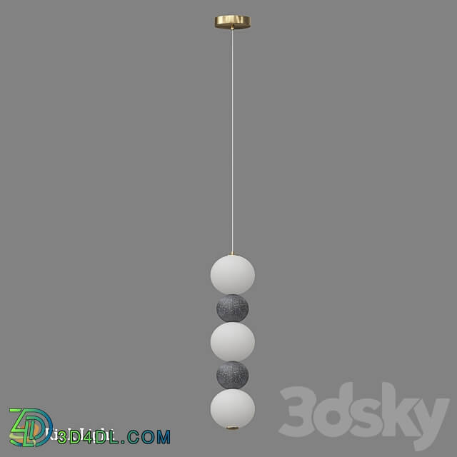 Black Moni hanger Pendant light 3D Models