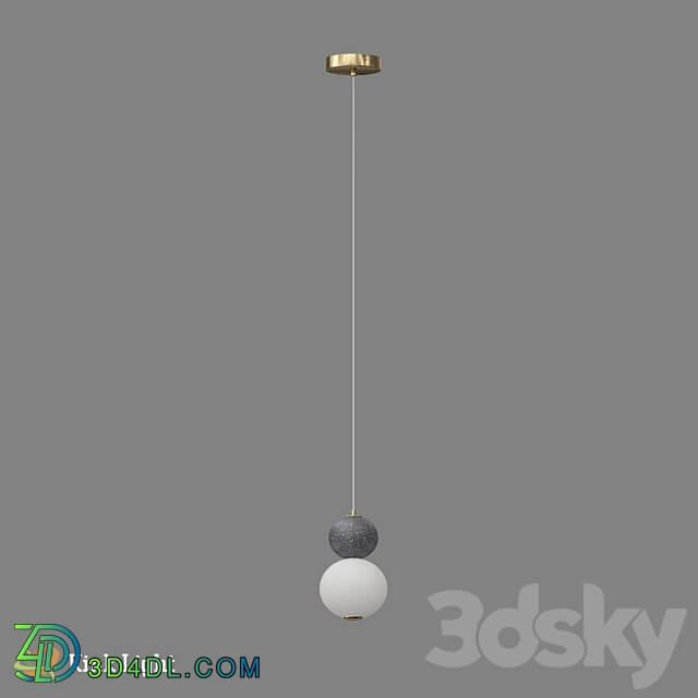 Black Moni hanger Pendant light 3D Models