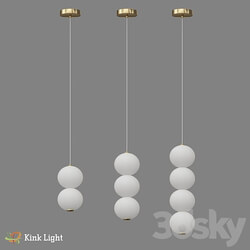 Suspension Moni white Pendant light 3D Models 