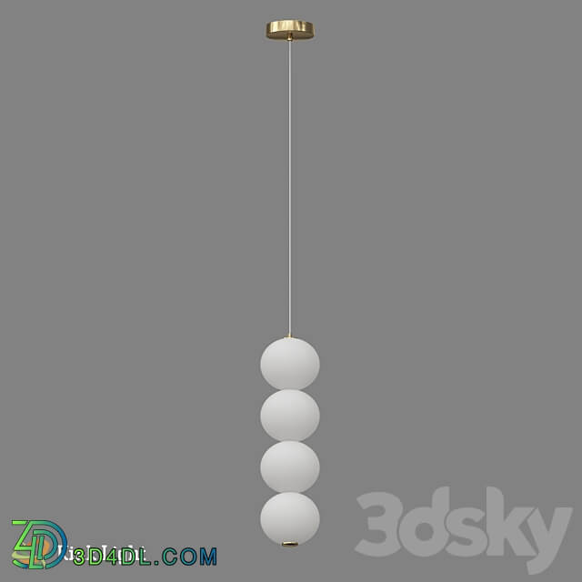 Suspension Moni white Pendant light 3D Models