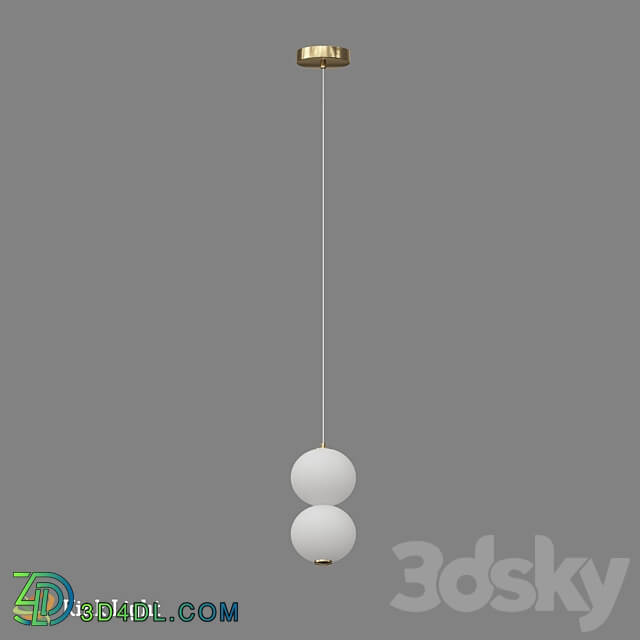 Suspension Moni white Pendant light 3D Models