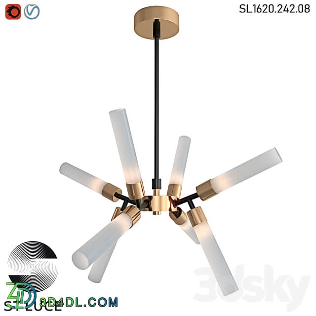 ST LUCE SPLIO SL1620.242.08 Ceiling chandelier OM Pendant light 3D Models