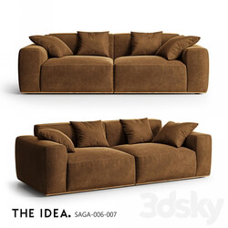 OM THE IDEA modular sofa SAGA 006 007 3D Models 