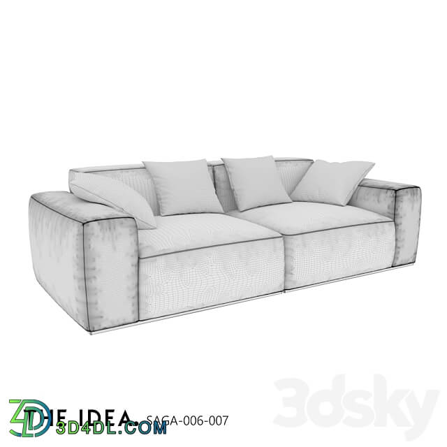 OM THE IDEA modular sofa SAGA 006 007 3D Models