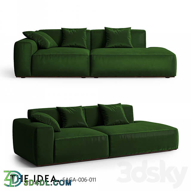 OM THE IDEA modular sofa SAGA 006 011 3D Models