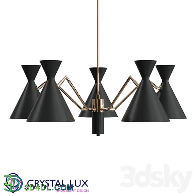 Joven SP5 Gold Black Pendant light 3D Models