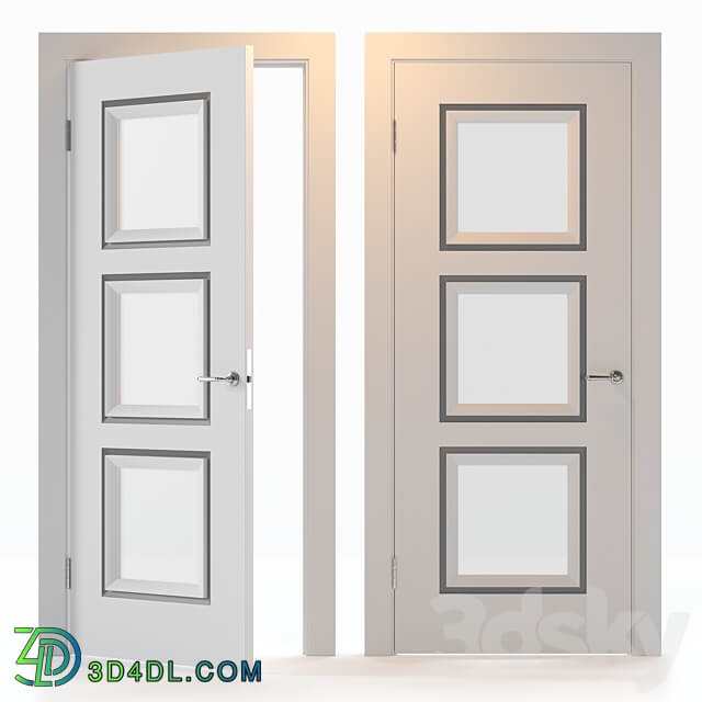 Door Neoclassic Elegantnie door 3D Models