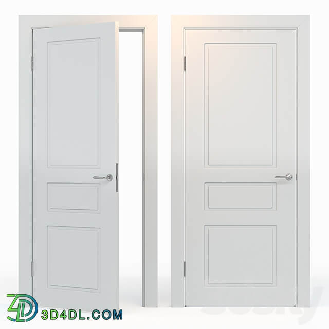 Economy door3 Elegantnie door 3D Models