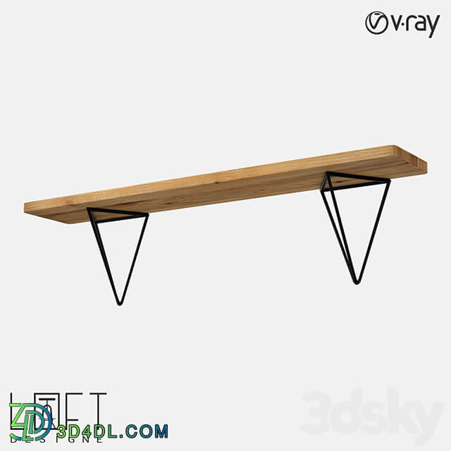 Shelf LoftDesigne 7388 model