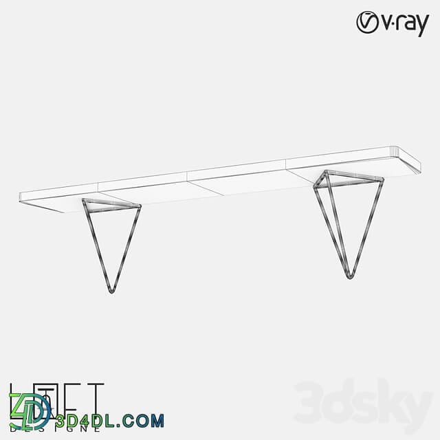 Shelf LoftDesigne 7388 model