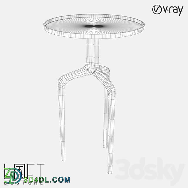 Coffee table LoftDesigne 60503 model 3D Models