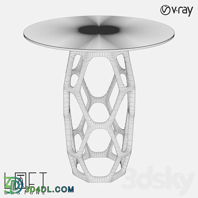 Coffee table LoftDesigne 60505 model 3D Models