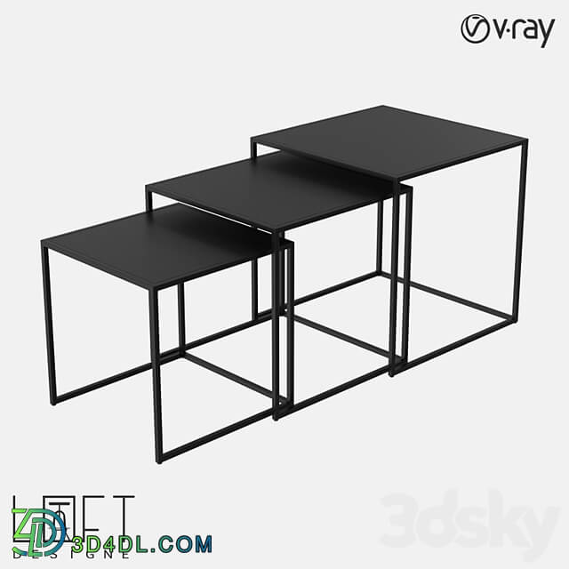 Coffee table set LoftDesigne 60578 model