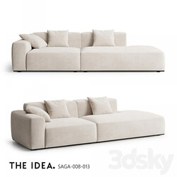OM THE IDEA modular sofa SAGA 008 013 3D Models 