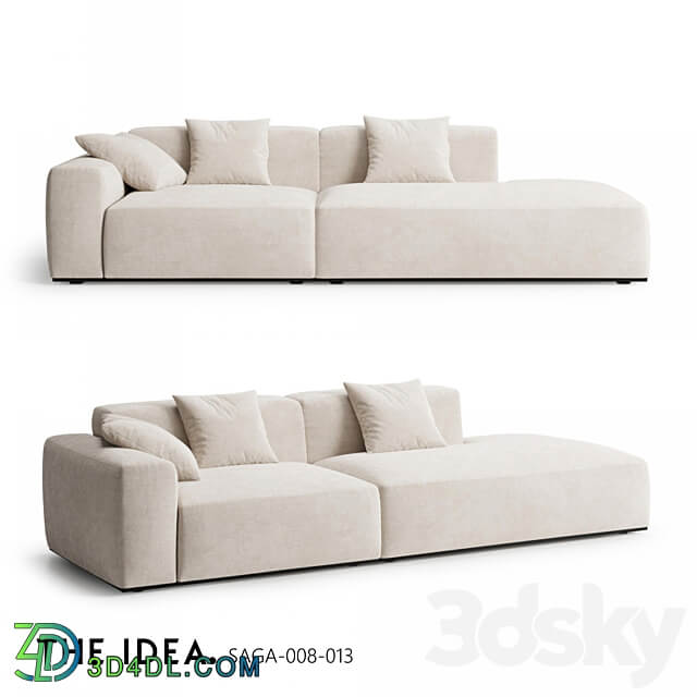 OM THE IDEA modular sofa SAGA 008 013 3D Models