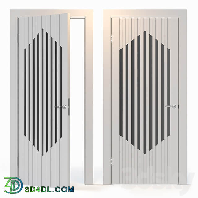 Door Line2 Elegantnie door 3D Models