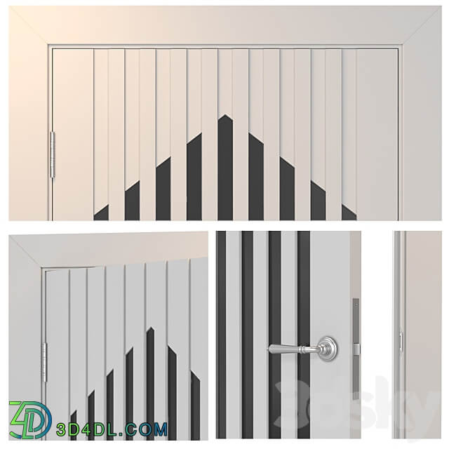 Door Line2 Elegantnie door 3D Models