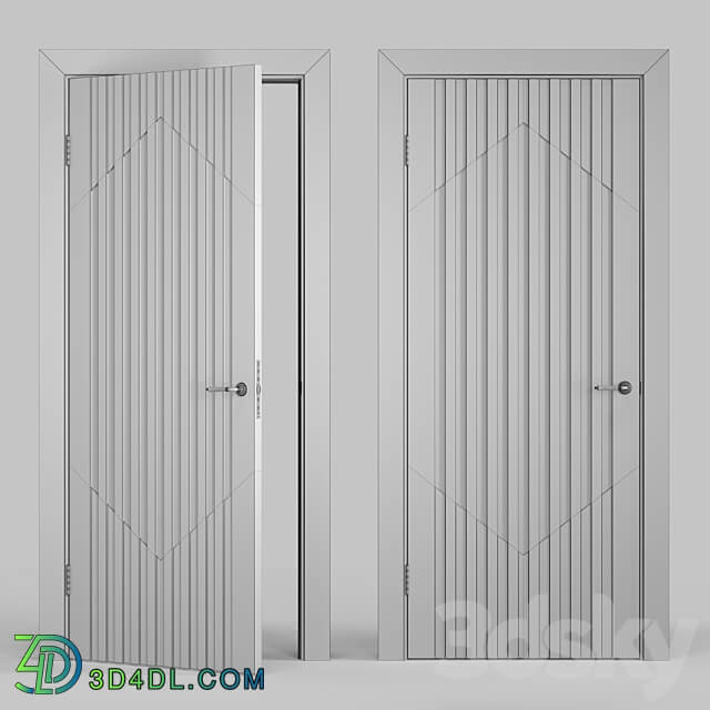 Door Line2 Elegantnie door 3D Models