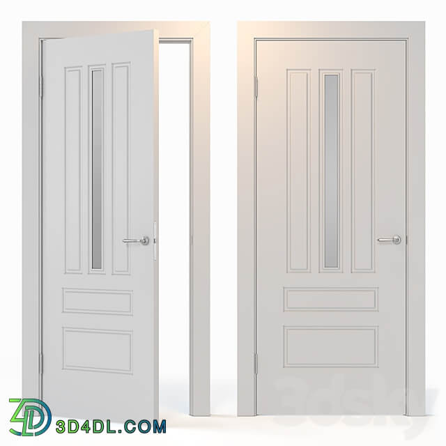 Door Classic2 Elegantnie door 3D Models