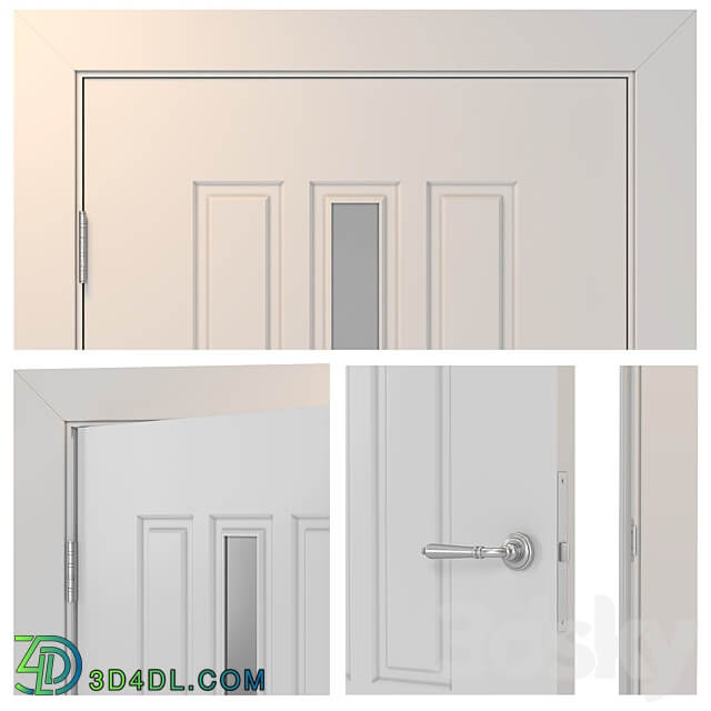 Door Classic2 Elegantnie door 3D Models