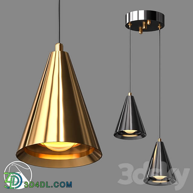 LampsShop.com PDL2427 Pendant Tadpole Pendant light 3D Models