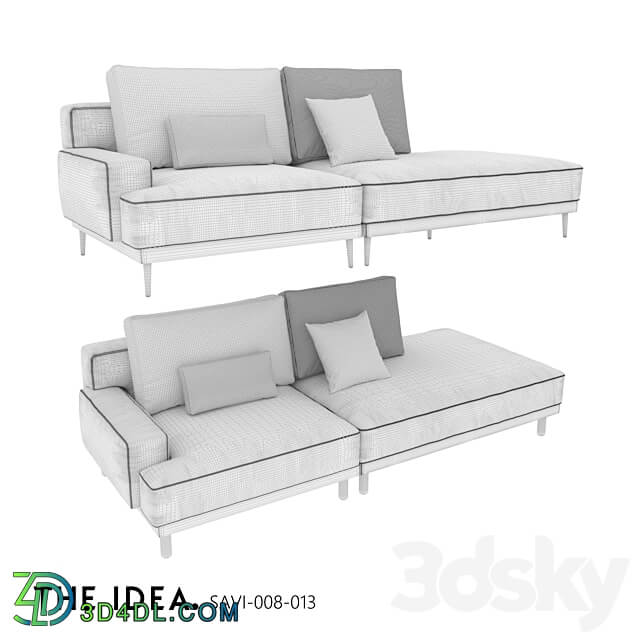 OM THE IDEA modular sofa SAVI 008 013 3D Models