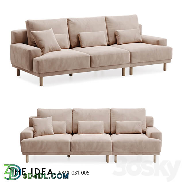 OM THE IDEA modular sofa SAVI 031 005 3D Models