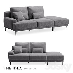 OM THE IDEA modular sofa SAVI 031 016 3D Models 