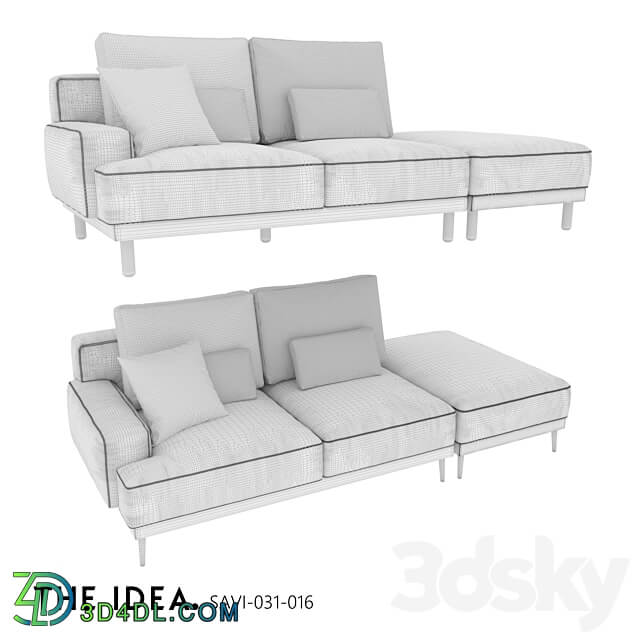 OM THE IDEA modular sofa SAVI 031 016 3D Models