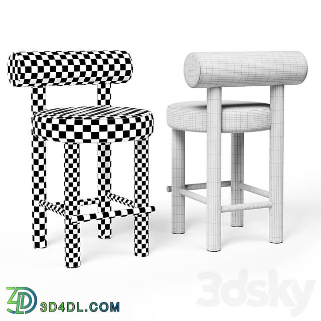  OM Noom Counter Chair Gropius 3D Models