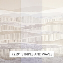 Creativille wallpapers 2591 Stripes and Waves 3D Models 
