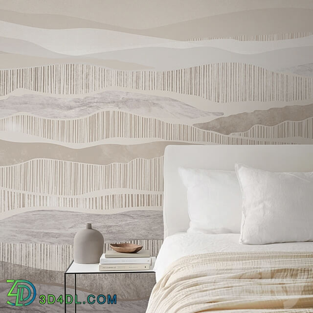 Creativille wallpapers 2591 Stripes and Waves 3D Models