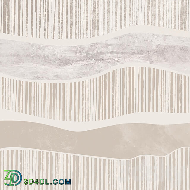 Creativille wallpapers 2591 Stripes and Waves 3D Models