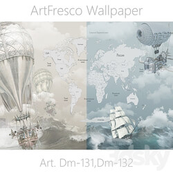 ArtFresco Wallpaper Designer seamless wallpaper Art. Dm 131 Dm 132OM 3D Models 