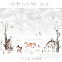 ArtFresco Wallpaper Designer seamless wallpaper Art. Dm 134OM 3D Models 