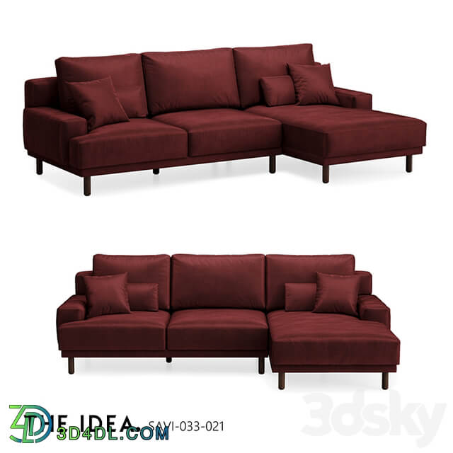 OM THE IDEA corner modular sofa SAVI 033 021