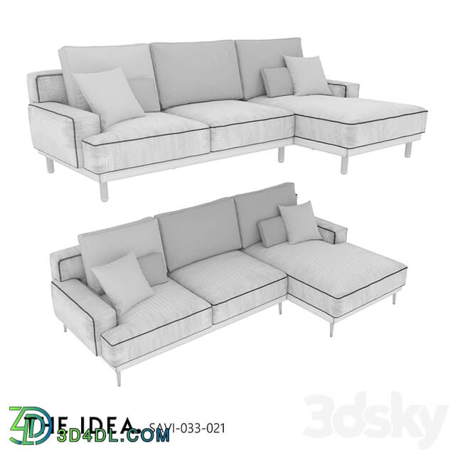 OM THE IDEA corner modular sofa SAVI 033 021