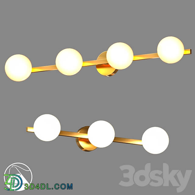 LampsShop.com B4376 Sconce Pearl Light 3D Models