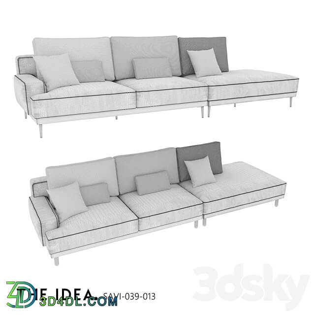 OM THE IDEA modular sofa SAVI 039 013 3D Models