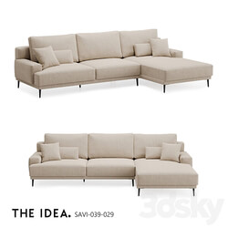 OM THE IDEA corner modular sofa SAVI 039 029 3D Models 