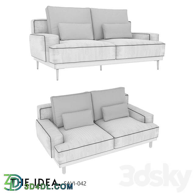 OM THE IDEA sofa SAVI 042 3D Models