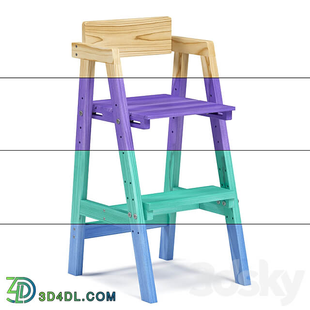 Growing Chair Toyan Table Chair 3D Models