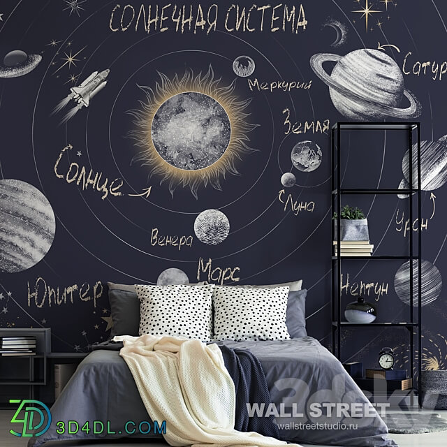 Designer wallpapers COSMOS pack 2 3D Models