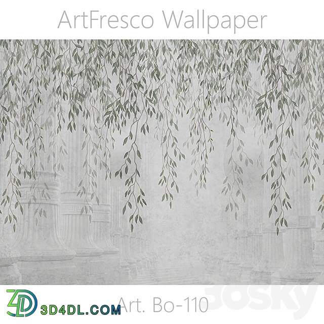 ArtFresco Wallpaper Designer seamless wallpaper Art. Bo 110 3D Models
