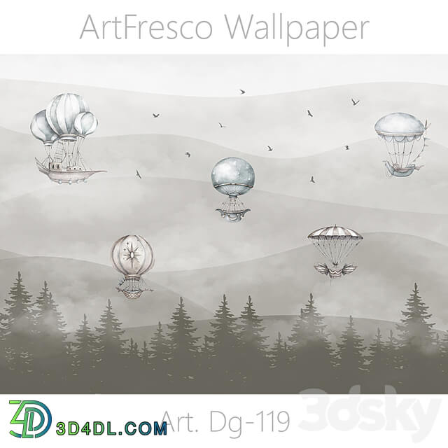 ArtFresco Wallpaper Designer seamless wallpaper Art. Dg 119OM