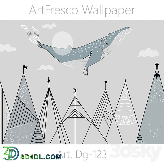 ArtFresco Wallpaper Designer seamless wallpaper Art. Dg 123OM