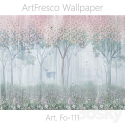 ArtFresco Wallpaper Designer seamless wallpaper Art. Fo 111OM 3D Models 