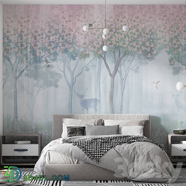 ArtFresco Wallpaper Designer seamless wallpaper Art. Fo 111OM 3D Models